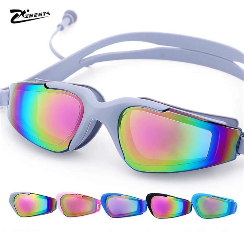Zwembril heren dames anti-condens oordopjes voor volwassenen arena zwembril gafas natacion waterdichte zwembril