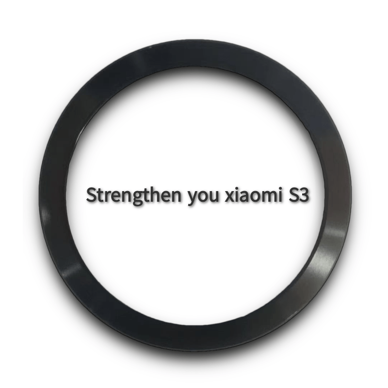 Cover voor Xiaomi horloge horloge S3 originele metalen rand zwarte regenboog esim zilver roestvrijstalen bezel scherm