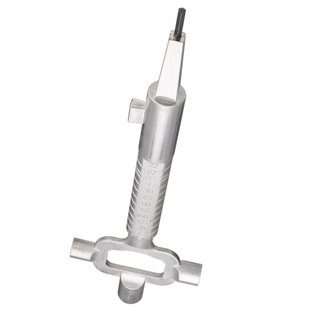 7.5Inch Sliver Locksmith Tool Multi Purpose Cylinder Gauge Cam Turner Spindle Turner
