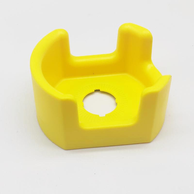 22mm Emergency Stop Push Button Switch Protection Guard Cover Transparent Button Switch Protector Box: Beige