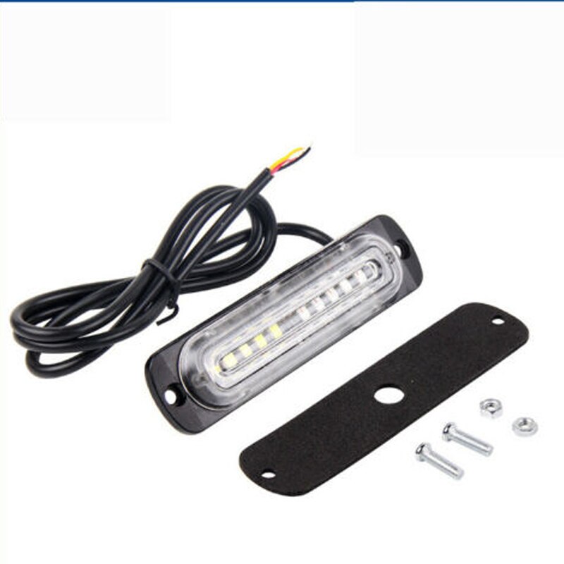 Bil led front blixtljus varningsljus lastbil sidoljus blixtljus vit 4x