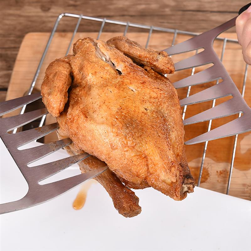 2pcs Barbecue Paws Meat Claws Pulled Chicken Shredder Pork Handler Carving Forks BBQ Grill Meat Handler Kitchen Forks Tool