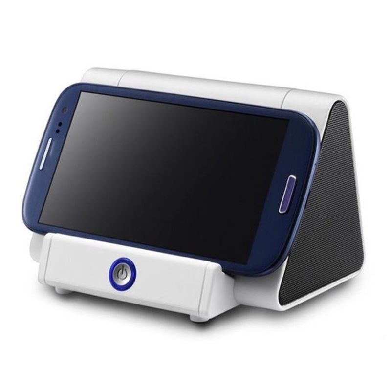 Portable Wireless Induction Speaker Auto-sensing Speakers Mobile Phone Stand Mini Sound Box Audio Sensors Super Bass Loudspeaker
