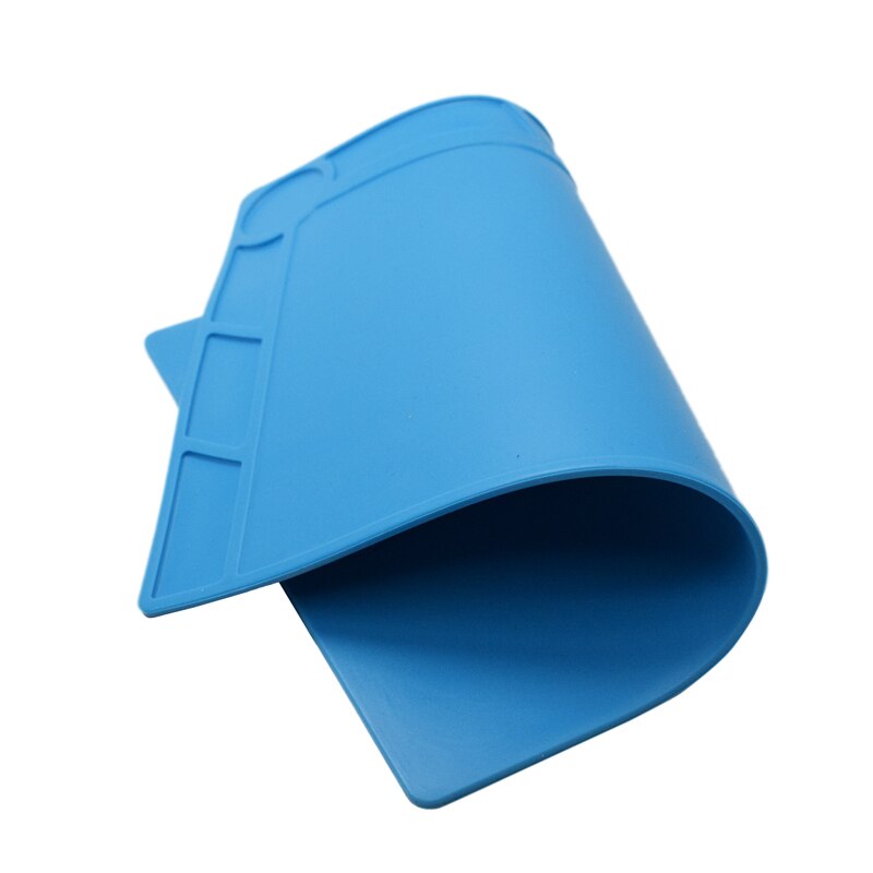 Eruntop ESD Heat Insulation Soldering Working Mat With magnet Silicone insulation pad High temperature resistance welding Mat