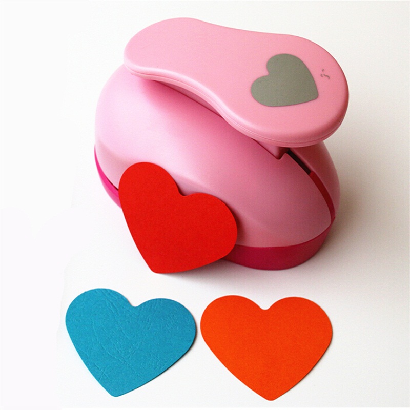 6mm-75mm heart shape craft punch cortador de papel de scrapbook paper foam school manual DIY Round hole punches: 1pc 75mm