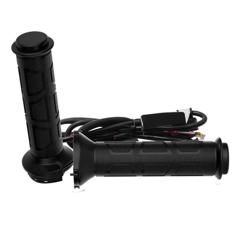 2PCS Motorcycle Handlebars 22mm Upgrade Adjustable Motorcycle Handlebar Electric Heated Handle Heating Grips Set: Default Title