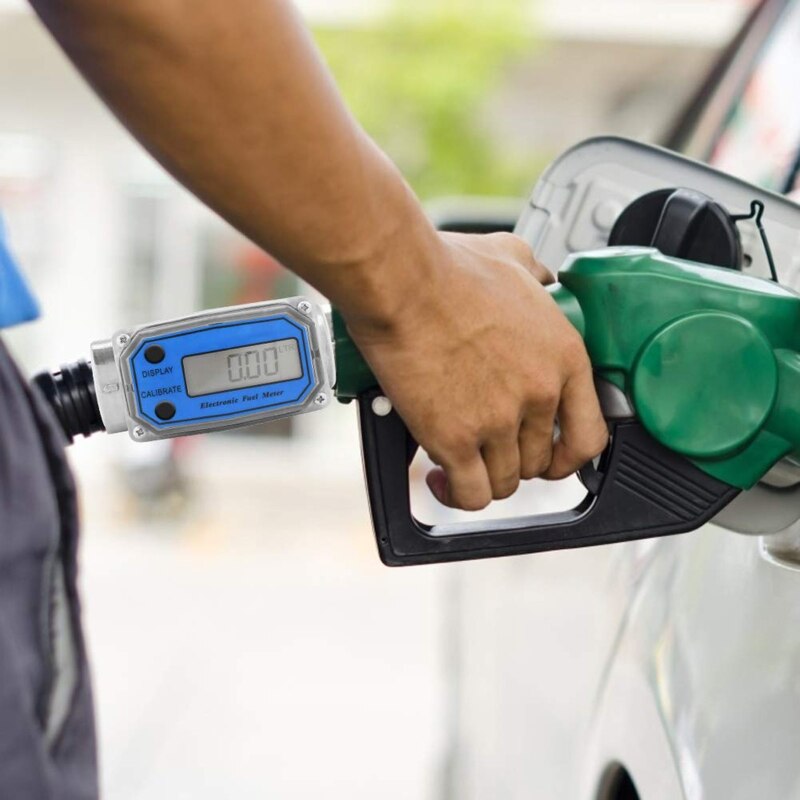 1″ Digital Turbine Gas Oil Fuel Flowmeter Pump Flow Meter Fuel Flow Meter