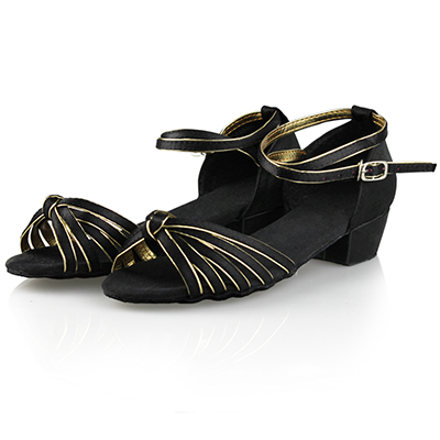 Mädchen Frauen Latein Schuhe Niedrigen Absatz Latein Salsa Moderne Ballsaal Schuhe Tango Salsa Rumba Latein tanzen Schuhe: Silber / 39