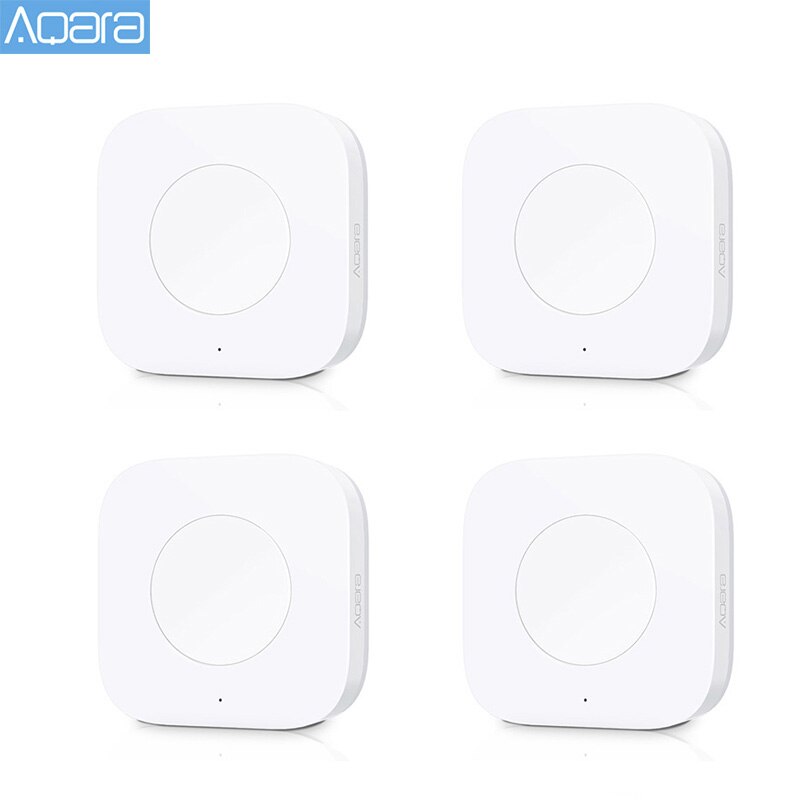 Aqara-interruptor inalámbrico inteligente multifuncional, tecla integrada/sin función giroscópica, funciona con Android e IOS para la aplicación Xiaomi