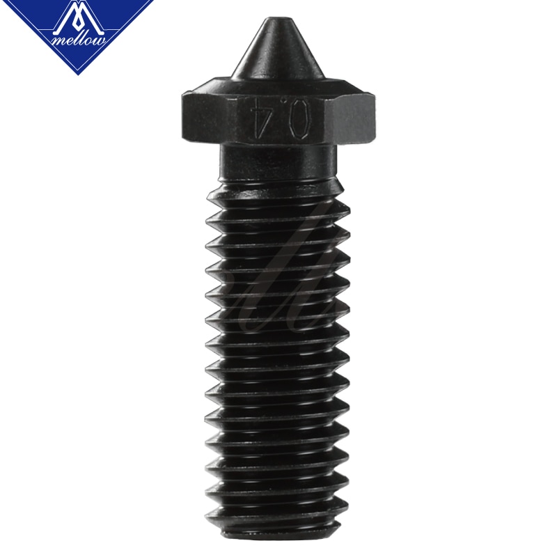 Britech 3D Hardened Steel Volcano Nozzle – 1.75mm – Choose .4, .6, .8, 1.0, 1.2mm – For Volcano Hotend