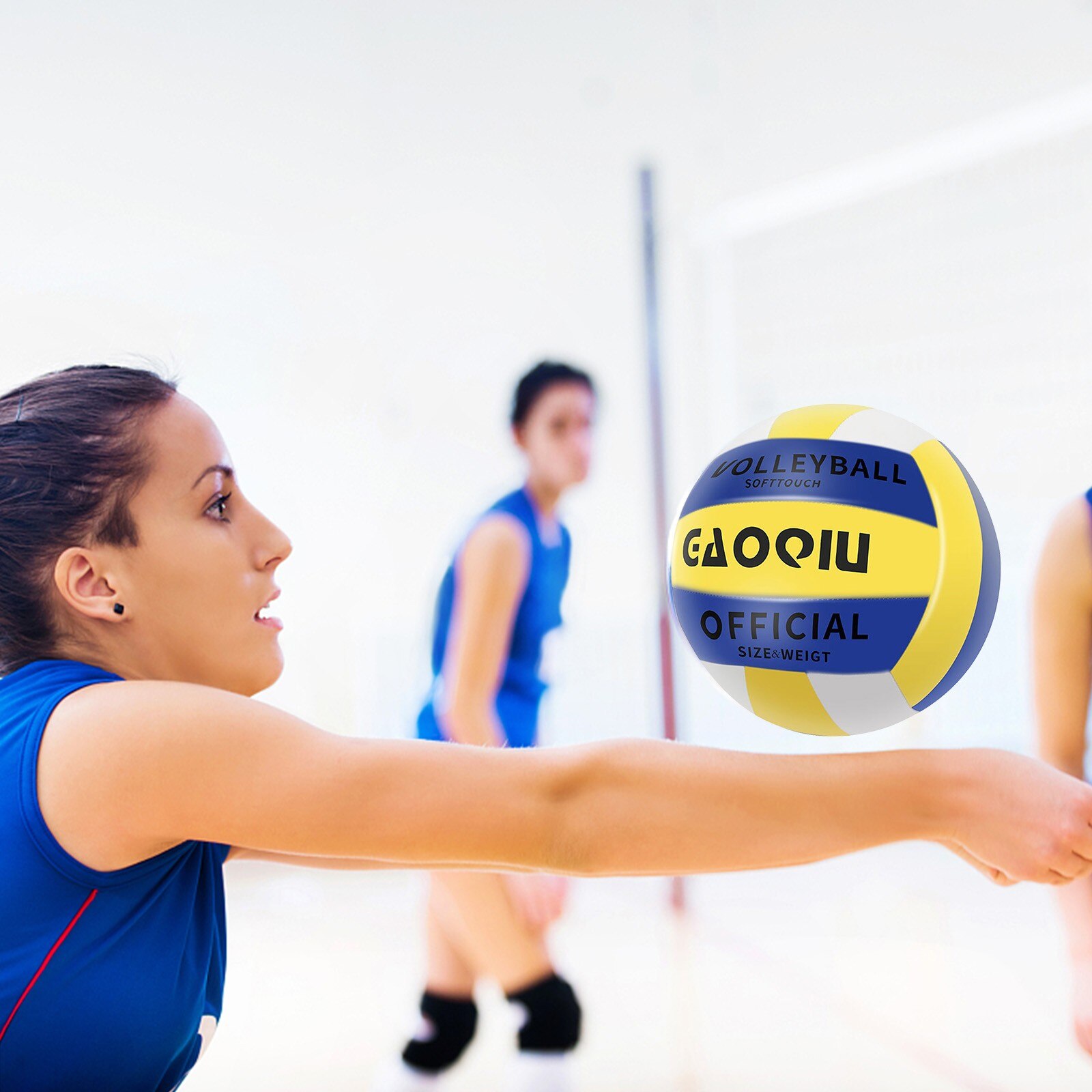 Nein.5 Weiche hoch-schäumen Oberfläche Schicht Volleyball Aufblasbare Tragbare Volleyball Für draussen Sport Fitness Gewicht Verlust Voleibol