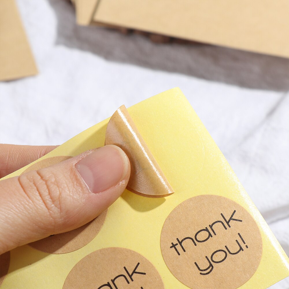 6 Styles Mixed Blank Thank you Cards Rustic Kraft Paper Craft Greeting Cards with Envelopes for Wedding Birthday Party
