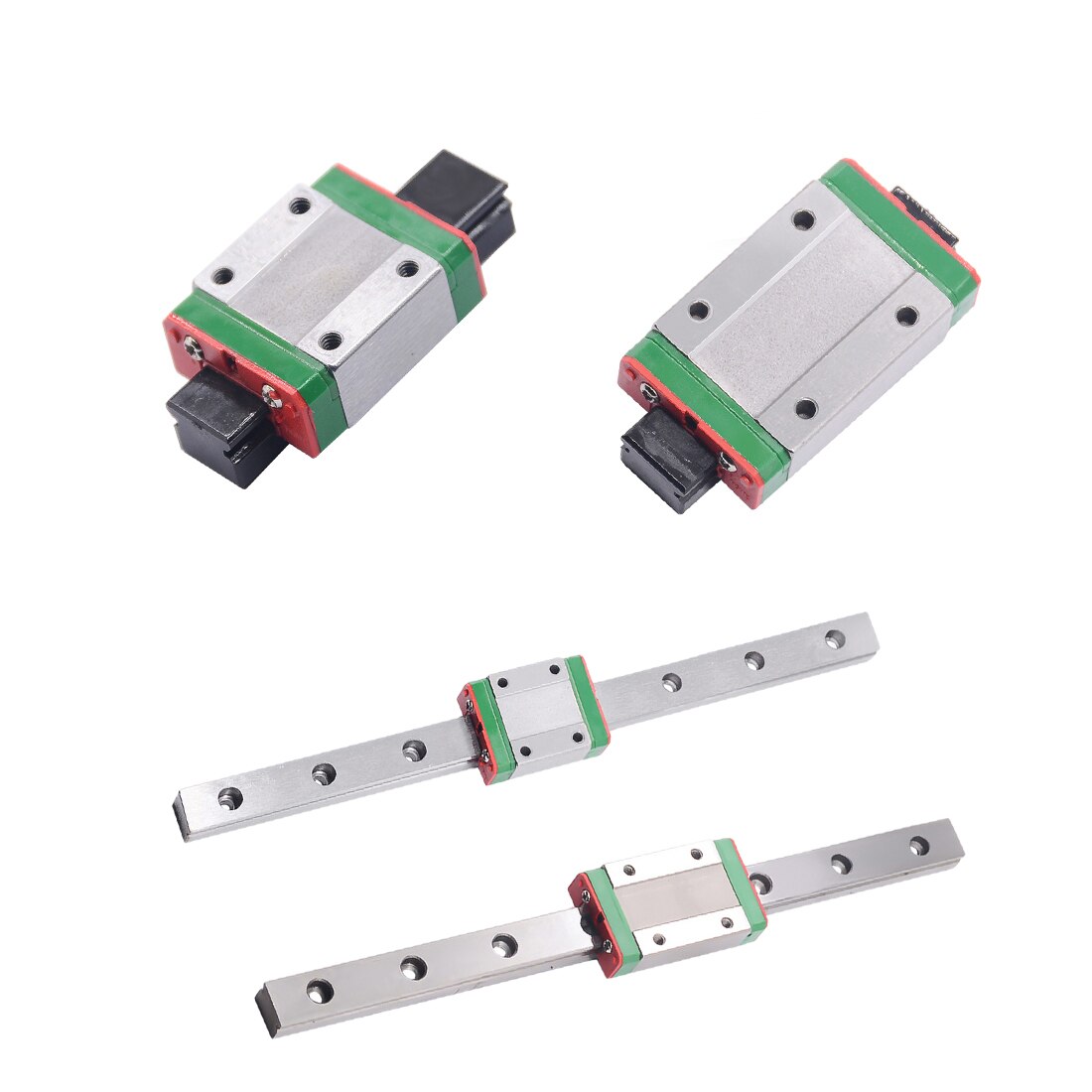 Bloque de carro de guía lineal para impresora 3d, pieza CNC, MGN7H, MGN7C, MGN9H, MGN9C, MGN12H, MGN12C, MGN15H, MGN15C, MGN9, MGN12, MGN15, 2 uds.