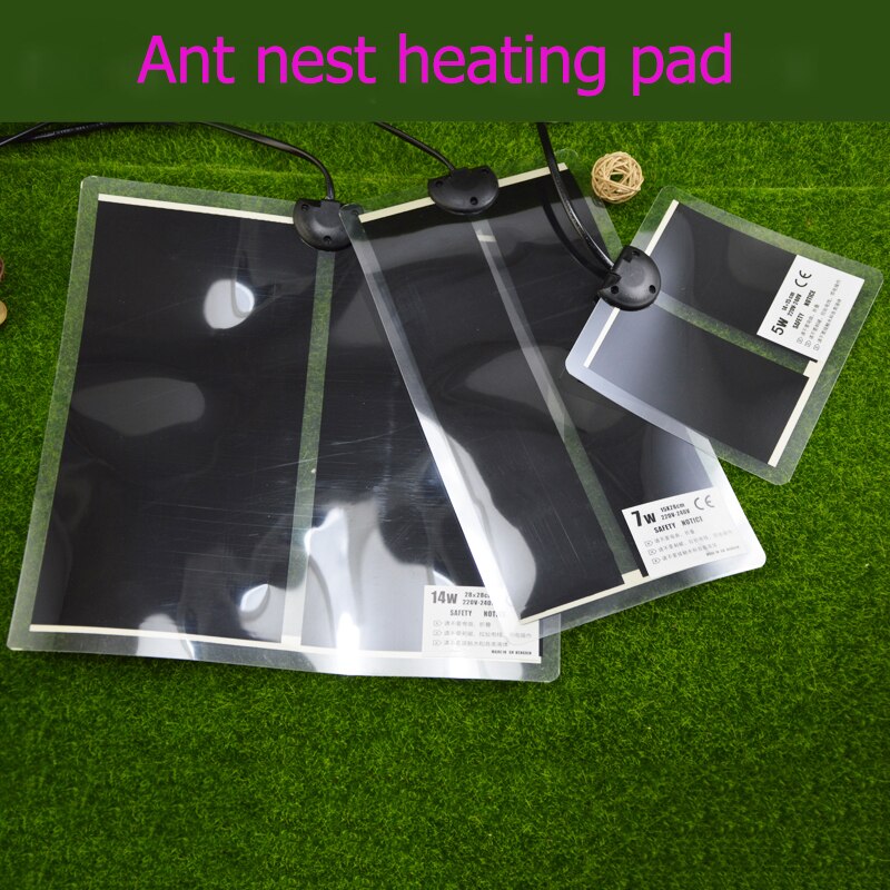 Black Ant Nest Heating Pad Temperature Control Heating Pad Insect Box Ants Farm House Insulation Accessories: 28x28cm