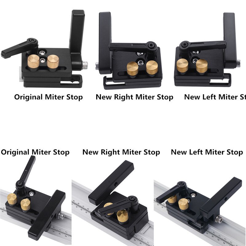 600/800/1000/1220mm Aluminum Alloy T-Track Woodworking T-slot Miter Track with Scale/Miter Track Stop Woodworking Tools