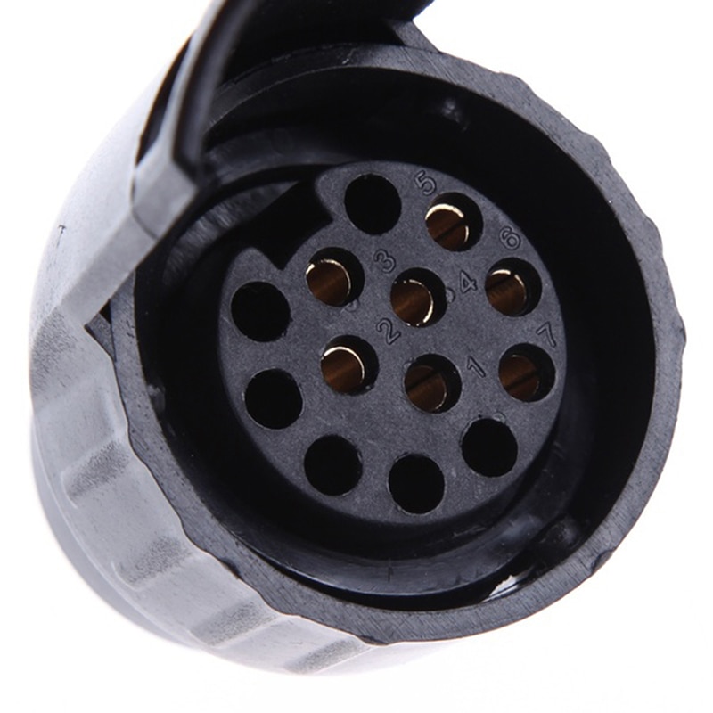 12v plast tilhengerfeste slepekontakt elektrisk omformer tilhenger adapter kobling 7 pin  to 13 pin caravan adapter
