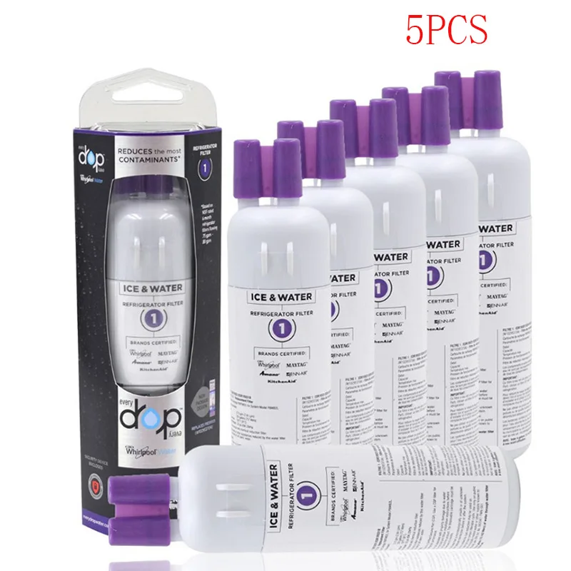 Filter1 Replacement Refrigerator Water Filter EDR1RXD1 or W10295370A Cartridge PBRFWB2L for System Model P8WB2L And EDRD101G1W: Blue