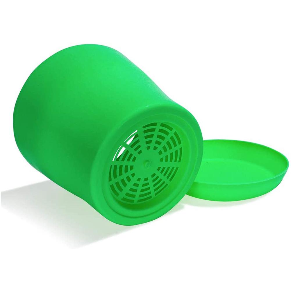 8PCS Plastic Planter Flower Plant Pots Gardening Containers