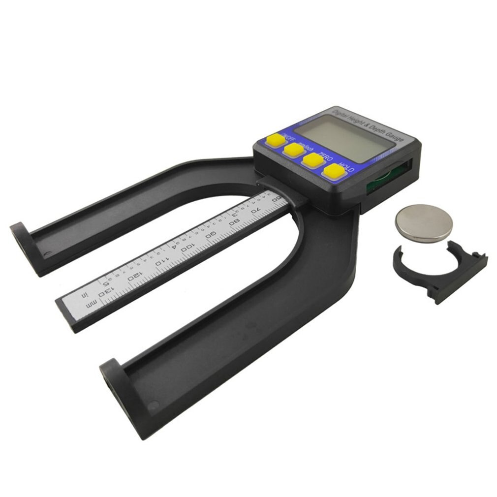 Digitale Höhe Gauge Tisch Sah Tiefe Gauge mit Drei Messung Einheiten Locking Schraube für Holz Router Tisch 80mm