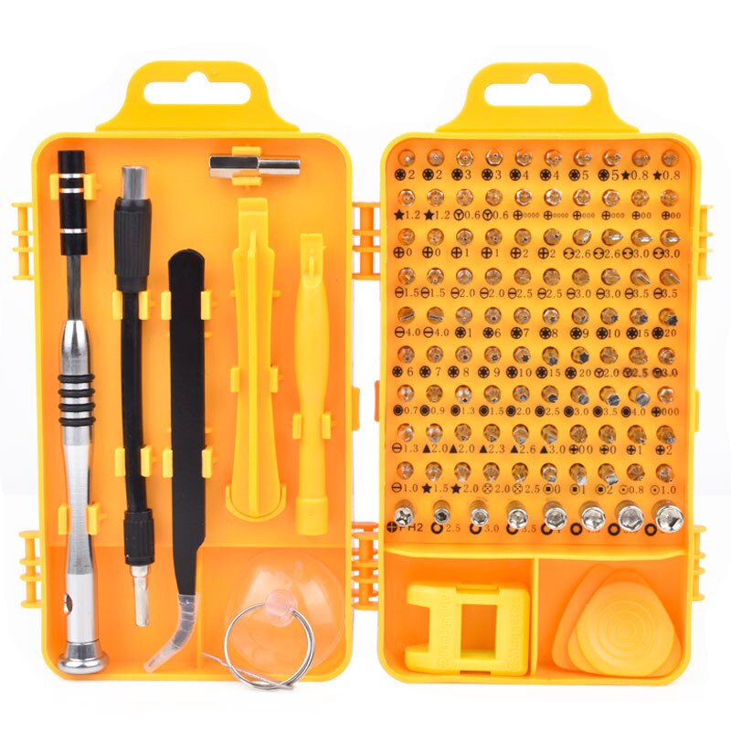 22-delige Reparatieset Voor Elektronica – Schroevendraaiers, Pincet, Wrikgereedschap – Voor Telefoon, Tablet, Laptop En Horloge