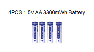 Xtar 4/8 pces aa bateria 1.5v 3300mwh bateria recarregável baterias de íon-lítio 1.5v 2a estável forte potência 2.3h carregamento rápido: Preto
