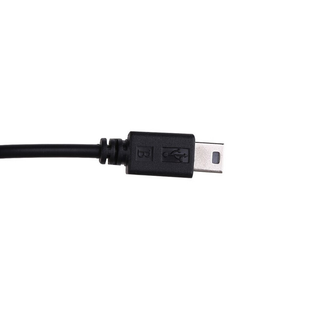 Svart mini usb  to 3.5mm adapter jack plug kabel mikrofon överföringskabel för gopro hero 3 3+  sportkamera