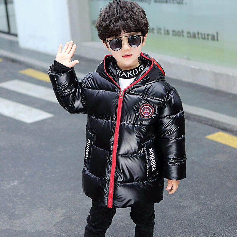 Brand Kids Jongen Winter Jas Met Bril In Hood Cool Jongen Sneeuw Jas Jas Kinderen Sneeuw Kleding 3-9 Jaar Oud