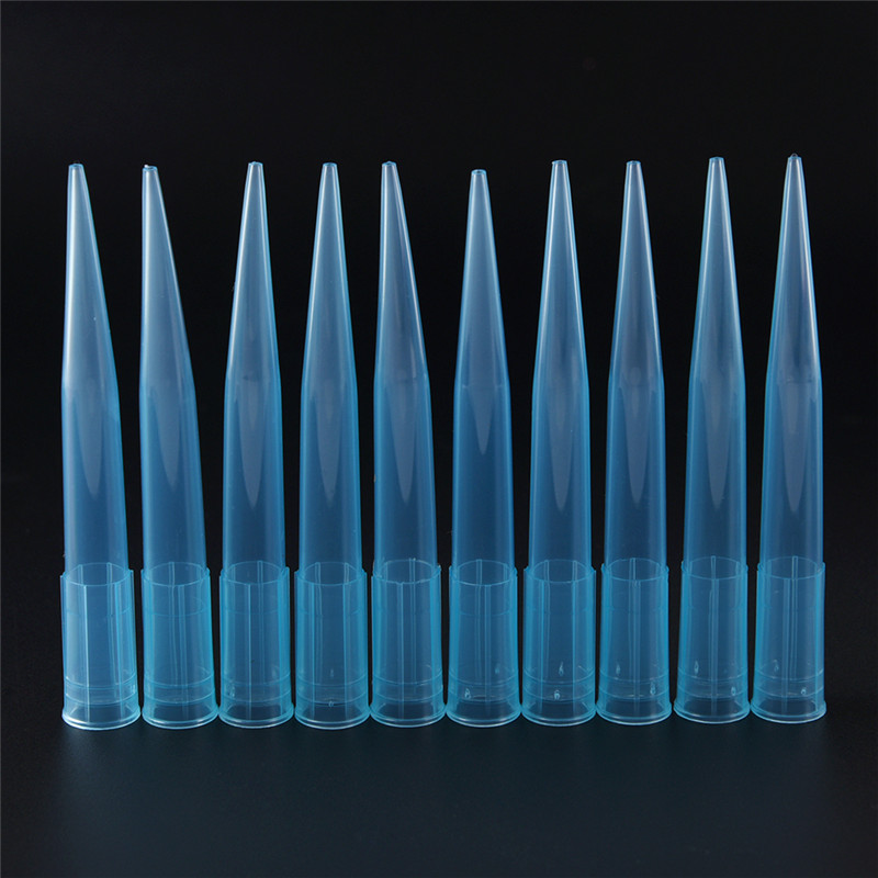 500 stk/sett 1000ul 1ml pipettespisser førsteklasses mikrokjemisk vitenskapelig væskepipettedysetilbehør laboratorieutstyr
