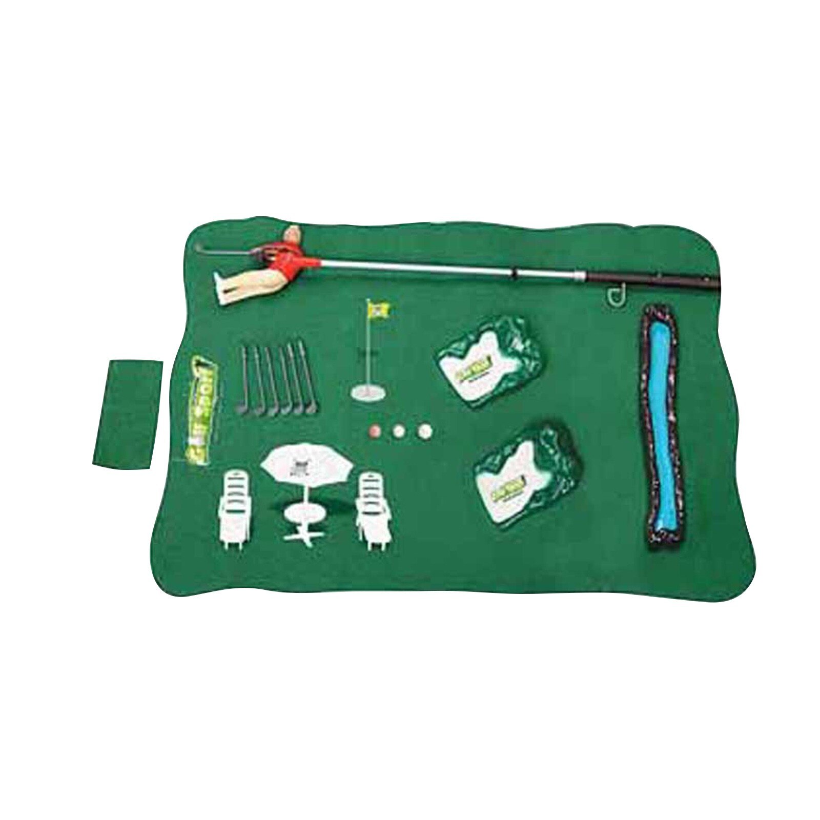 Indoor Mini Golf Spel, golf Game Set Met Een Beetje Guy Aan Golf Club Dispositivo De Entrenamiento De Golf
