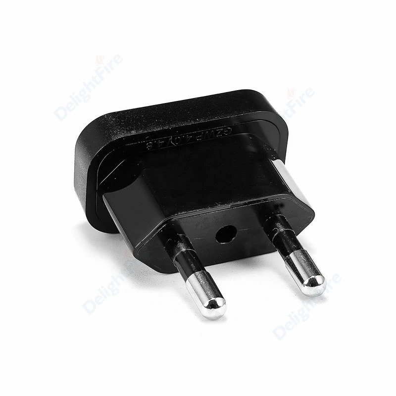 Upgraded EU Plug Adapter US To EU Euro Korea France Travel Adapter CN China To European Ruassia 2Pin AC 4.8 mm CE