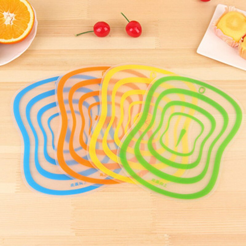 Fat Scrub Category Cutting Board Non - slip Fruit Rubbing Panel Kitchen Resin matte classification cutting board kitchen tools