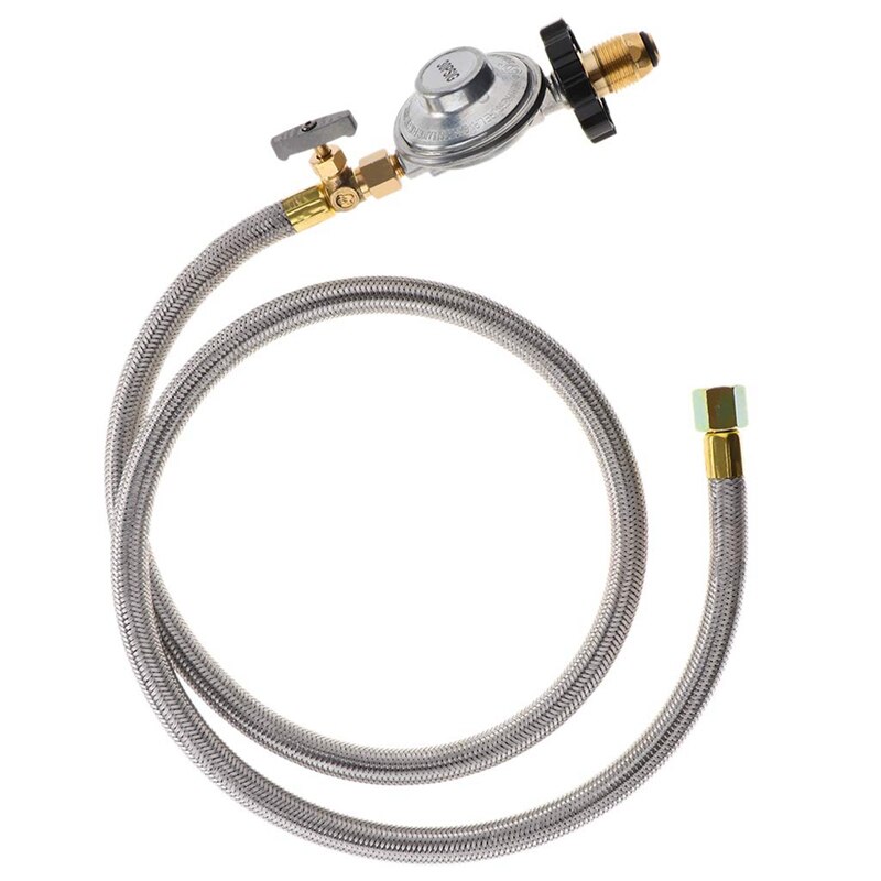 Universal QCC1 Low Pressure Propane Regulator Grille Replacement Hose for Most LP Gas Grid Heaters and Female Nuts