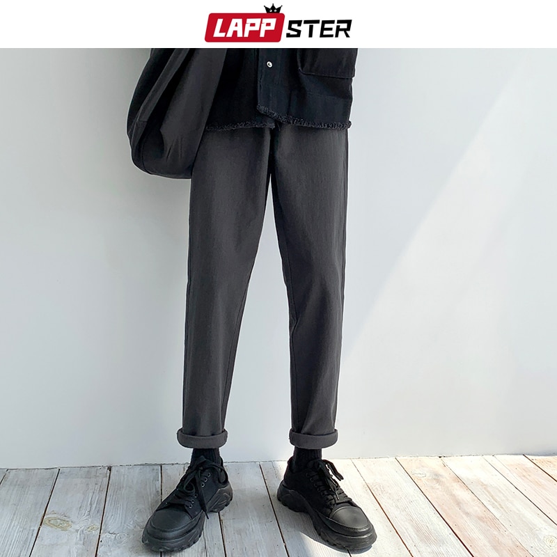 Y2K Rock Punk Black Pants Buckle Metal Zipper Jogger Hip-Hop Harem Track Pants Harajuku Sweatpant Trouser Jeans Mujer Pantalones