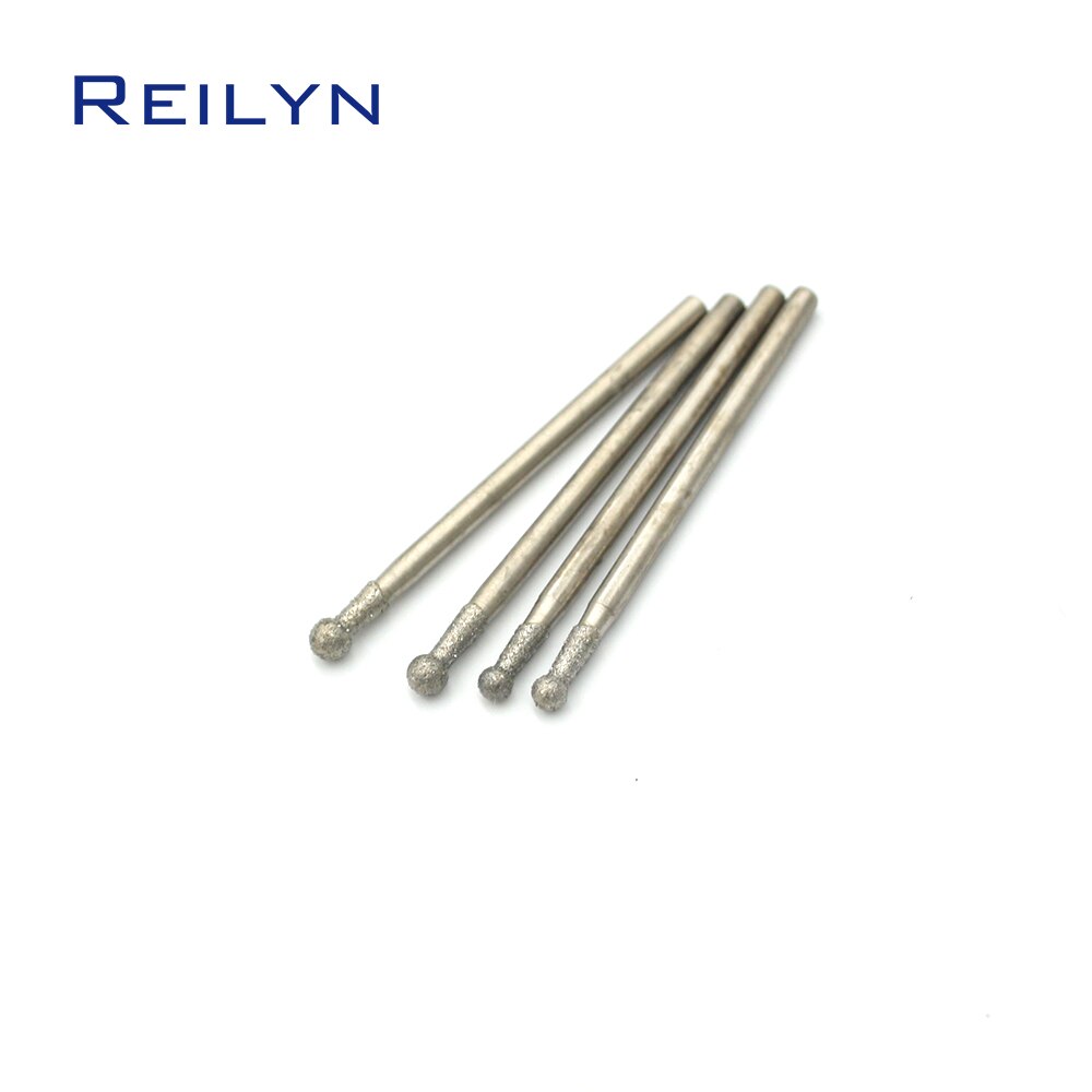 80 stücke/einstellen 2,35mm schaft schleifen Bits dremel werkzeuge polieren Schmirgel diamant Bits Peeling polieren Bits schleifen punkt
