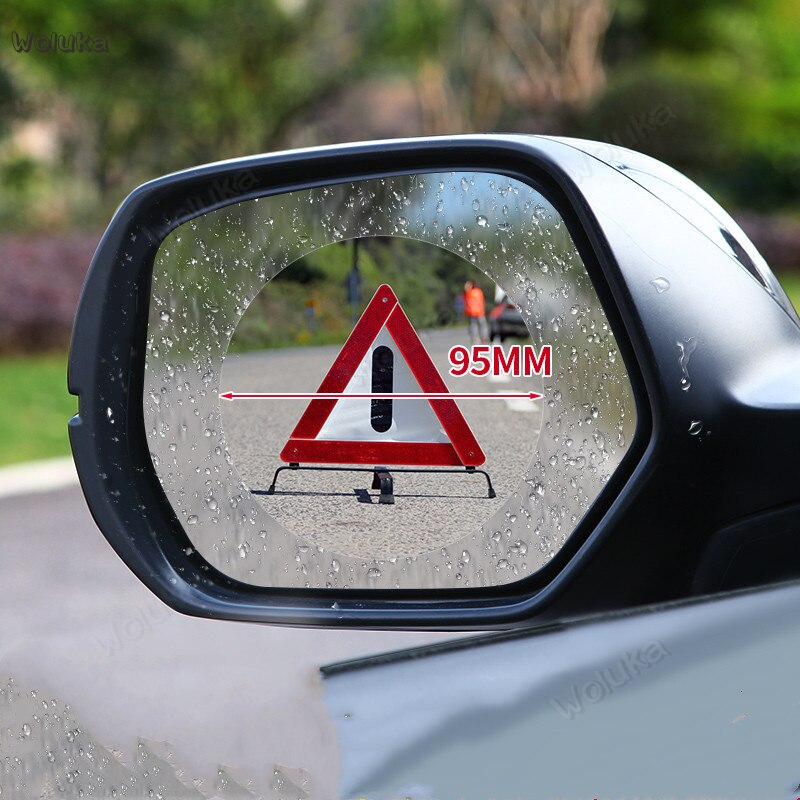 Miroir de rétroviseur de voiture universel | Film imperméable à la pluie autocollant de voiture, miroir Nano Film antibrouillard étanche CD50 Q02