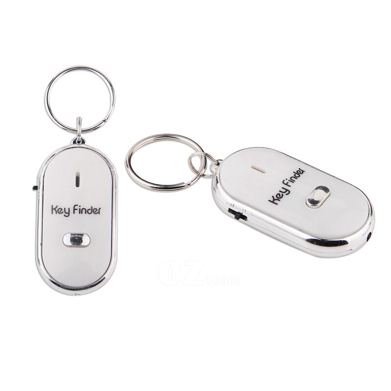 Wireless Whistle Key Finder Flash Remote Control Locator Alarm Keychain ...