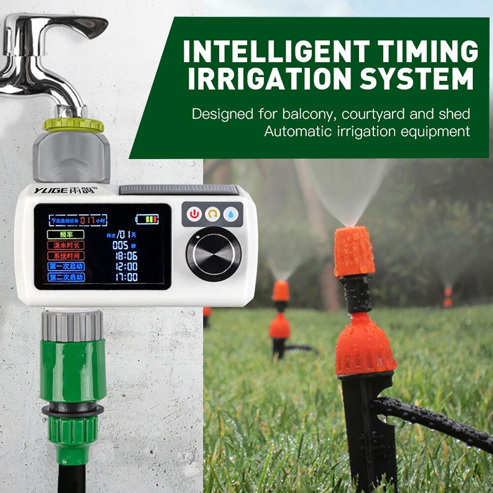 Automatic Watering Controller Digital Display Mist Spray Potted Waterproof Balcony Timer System Outdoor Garden Patio Intelligent