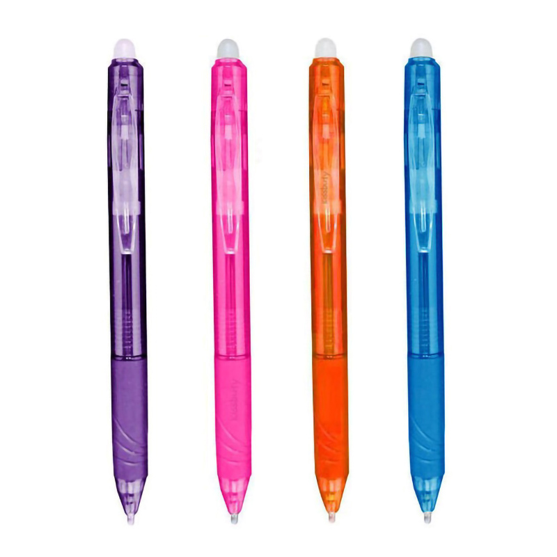 Meerkleurige 0,5 mm uitwisbare gelpennen met vullingen Gum zwart blauw rood balpennen voor het schrijven van Kawaii briefpapier: Black