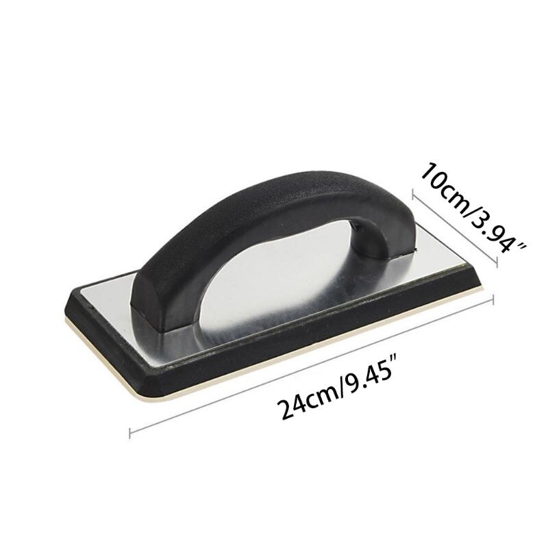 Handheld Beton Gummi Kelle Trocken Futter Verputzen Spachtel Mörtel Fliesen Werkzeug