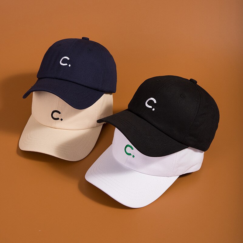 Kleur Retro Cap Letter C Baseball Cap Verkoop Gradiënt Mannen En Vrouwen Hoed