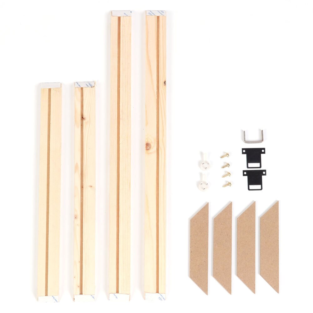 Natural Wood Frame For Canvas Painting Picture Factory Provide DIY Wall Photo Frame Poster Frame Wall Canvas Painting Cadre: 30x40cm