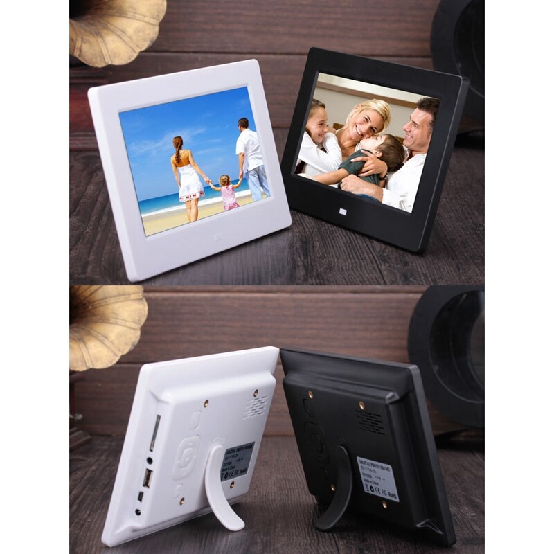 7 Inch Digital Picture Frame 16:9 Electronic Picture Video Player W/Remote For Home Digital Picture Frame