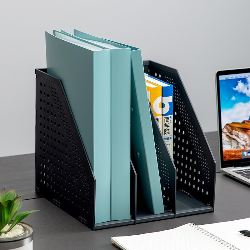 Stretchable File Organizer Box Office Desk File Tray Foldable Magazine Holder Stand Office Organizer Desktop File