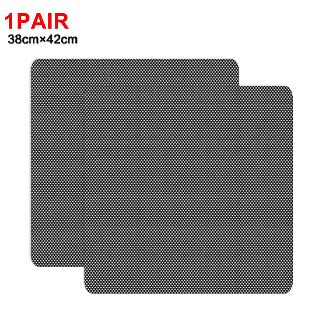 2 Stuks 42X38Cm Pvc Auto Side Window Zonneschermen Elektrostatische Sticker Zonnebrandcrème Film Stickers Cover Auto Zonnedak Zon solar Film Schaduw: Default Title