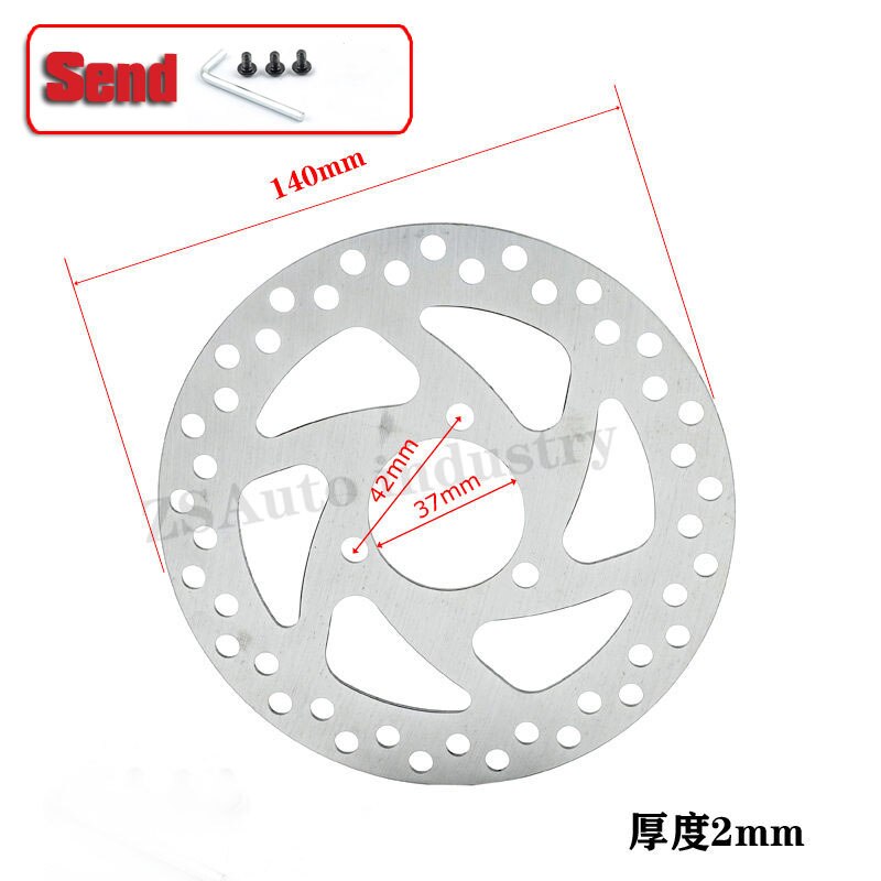 Bicycle disc brake 110-160 stainless steel disc with 6 bolts mountain bike hydraulic braking system riding parts: Blue