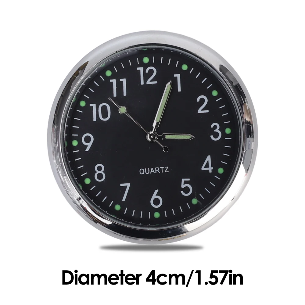 Orologio luminoso per presa d'aria per auto Orologio automatico al quarzo con presa d'aria con clip Orologio per presa d'aria automatica Accessori per auto per lo messa in piega automatico: verde