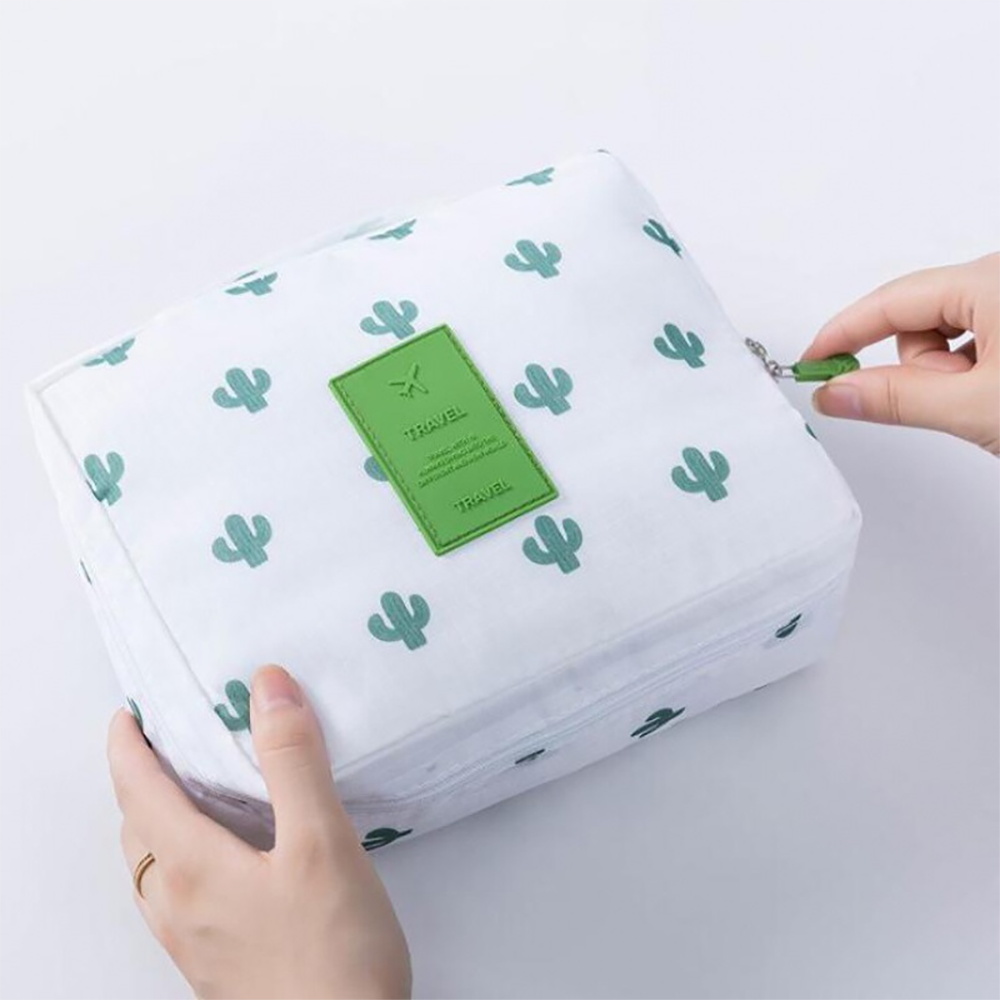 Artículos de tocador para mujer, higiene Personal, bolsa de cosméticos portátil impermeable, bolsas organizadoras de viaje al aire libre, almacenamiento para niñas, estuches de maquillaje de belleza: Azul cielo