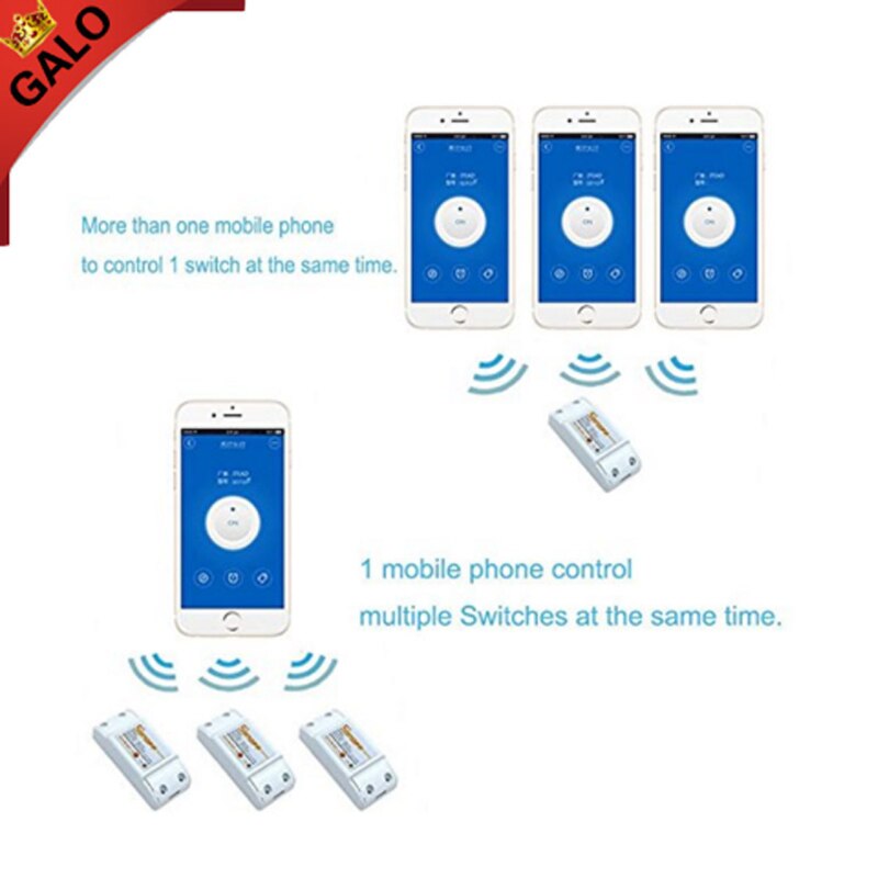Sonoff Drahtlose Wifi Schalter Universal Smart Home Automation Modul Timer Diy Wifi Schalter Fernbedienung Über IOS Android