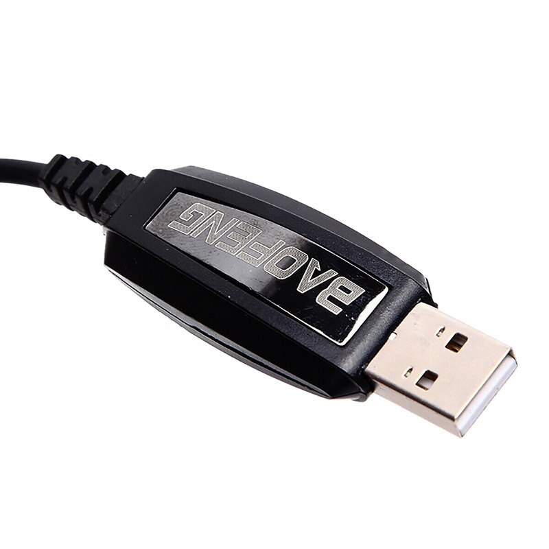 Praktische USB Programmeerkabel Cord CD Voor Baofeng Walkie Talkie UV-9R Plus A58 Radio