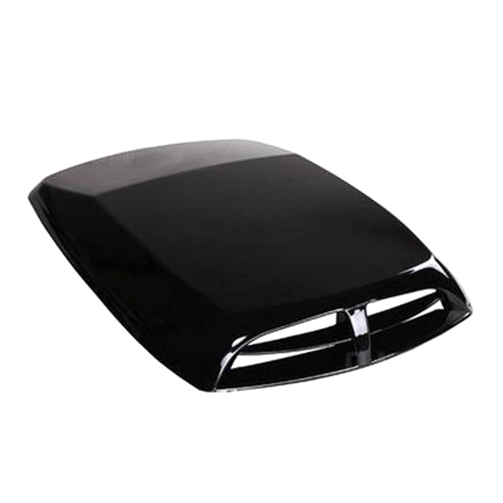 Universal Cars Air Flow Intake Hood Scoop Vent Bonnet Cover Car Styling Decorative Accessories: black